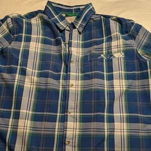 Chaps blue plaid shirt
